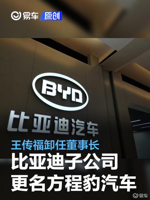 比亚迪研发公司更名方程豹汽车销售公司王传福卸任董事长